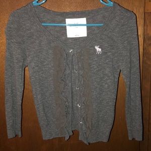 Kids Abercrombie button down cardigan